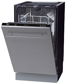 Чёрная посудомоечная машина Zigmund & Shtain DW 139.4505 X