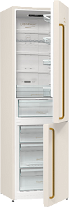 Холодильник кремового цвета Gorenje NRK6202CLI