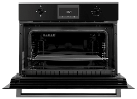 Встраиваемая чёрная микроволновая печь Kuppersbusch CM 6330.0 S1 фото 2 фото 2