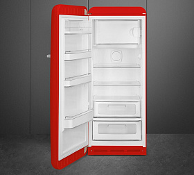 Маленький ретро холодильник Smeg FAB28LRD5 фото 2 фото 2