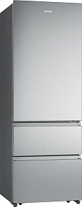 Широкий холодильник с нижней морозильной камерой Gorenje NRM720FSXL4 фото 2 фото 2