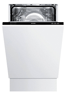 Чёрная посудомоечная машина 45 см Gorenje GV51011