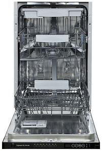 Встраиваемая посудомоечная машина глубиной 45 см Zigmund & Shtain DW 169.4509 X