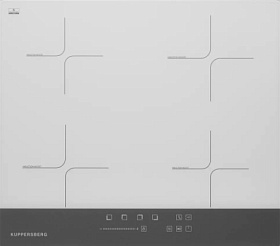 Белая электрическая 4-х конфорочная варочная панель Kuppersberg ICD 601