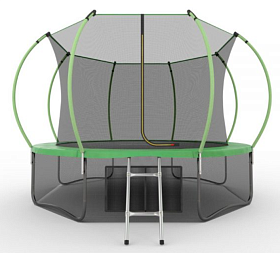 Батут с сеткой EVO FITNESS JUMP Internal, 12ft + нижняя сеть