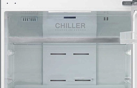 Серебристый двухкамерный холодильник Korting KNFT 71725 X фото 3 фото 3