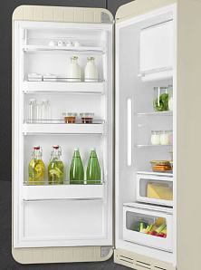 Бежевый холодильник Smeg FAB28LCR5 фото 4 фото 4