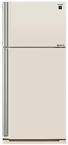 Холодильник кремового цвета Sharp SJ-XE 55PMBE