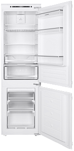 Двухкамерный холодильник шириной 54 см Maunfeld MBF177NFFW фото 3 фото 3
