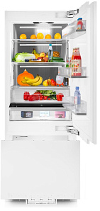 Вместительный встраиваемый холодильник Maunfeld MBF212NFW0