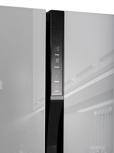 Холодильник Хендай с 1 компрессором Hyundai CS5003F белое стекло фото 4 фото 4
