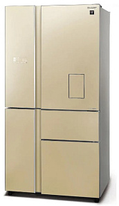 Широкий бежевый холодильник Sharp SJ-WX99A-CH фото 4 фото 4
