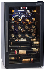 Отдельно стоящий винный шкаф Cavanova CV 022 T черный