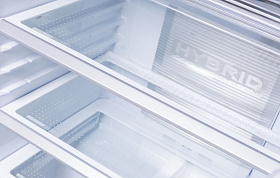 Широкий холодильник с верхней морозильной камерой Sharp SJGV58ABK фото 4 фото 4