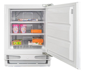 Низкий узкий холодильник Schaub Lorenz SLF E107W0M