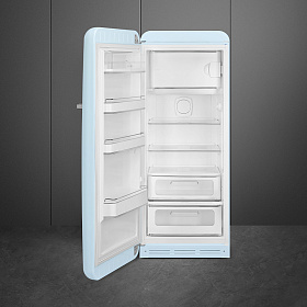 Холодильник голубого цвета в ретро стиле Smeg FAB32LPB3 фото 2 фото 2