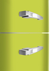 Двухкамерный зелёный холодильник Smeg FAB32RLI5 фото 4 фото 4