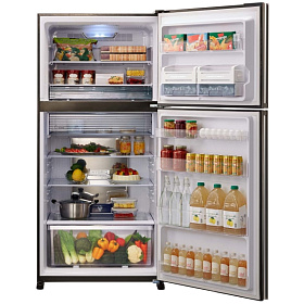 Холодильник с верхней морозильной камерой No frost Sharp SJXG60PGRD фото 2 фото 2