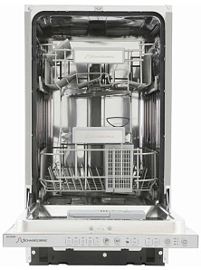 Серебристая узкая посудомоечная машина Schaub Lorenz SLG VI4500 фото 4 фото 4