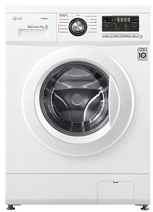 Белая стиральная машина LG F1296HDS0