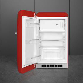 Маленький холодильник с морозильной камерой Smeg FAB10LRD5 фото 2 фото 2