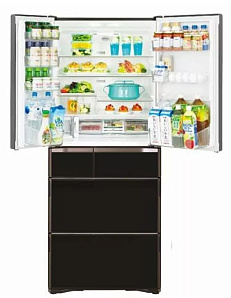 Холодильник  с зоной свежести HITACHI R-G 690 GU XK фото 2 фото 2