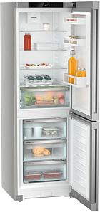 Серебристые двухкамерные холодильники Liebherr Liebherr CNsfd 5203