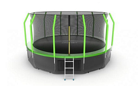 Батут для взрослых EVO FITNESS JUMP Cosmo 16ft (Green) + нижняя сеть фото 4 фото 4