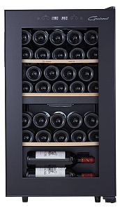 Двухтемпературный винный шкаф LIBHOF GMD-33 black фото 3 фото 3