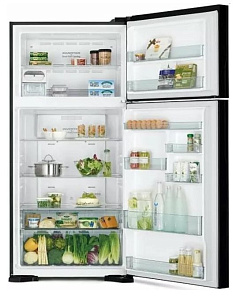 Двухкамерный холодильник HITACHI R-VG 662 PU7 GBK фото 2 фото 2