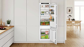 Двухкамерный встраиваемый холодильник Bosch KIV87SFE0 фото 3 фото 3