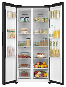 Широкий двухдверный холодильник Korting KNFS 83177 N фото 2 фото 2