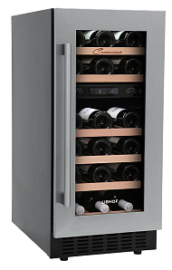 Двухтемпературный винный шкаф LIBHOF CXD-28 silver фото 2 фото 2