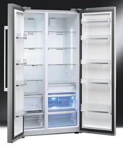 Серебристый холодильник Smeg SBS63XE фото 3 фото 3
