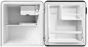 Чёрный мини холодильник Midea MDRD86SLF30 фото 2 фото 2