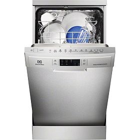 Отдельностоящая посудомоечная машина встраиваемая под столешницу шириной 45 см Electrolux ESF 4510ROX