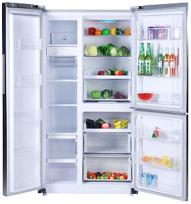 Многокамерный холодильник Ginzzu NFK-640 X