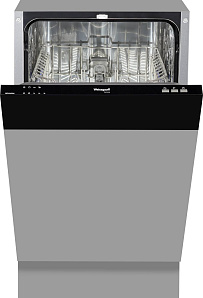 Чёрная посудомоечная машина 45 см Weissgauff BDW 4004