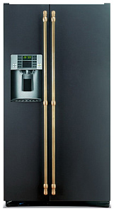 Большой холодильник Iomabe ORE 30 VGHCNM черный