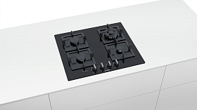 Газовая варочная панель черное стекло Bosch PPH6A6B20 фото 4 фото 4