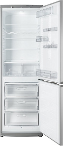 Двухкамерный серебристый холодильник ATLANT ХМ 6021-080 фото 3 фото 3