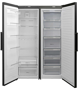 Холодильник  с зоной свежести Korting KNF 1857 N + KNFR 1837 N фото 2 фото 2