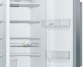 Двухкамерный серебристый холодильник Bosch KAI93VL30R фото 3 фото 3