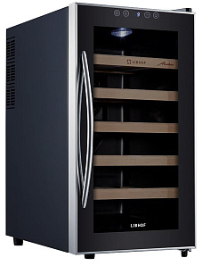 Компактный винный шкаф LIBHOF AM-18 Black фото 2 фото 2