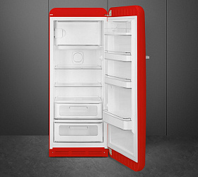 Ретро красный холодильник Smeg FAB28RRD5 фото 4 фото 4