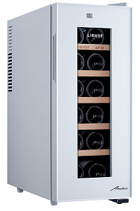 Термоэлектрический винный шкаф LIBHOF AP-12 white