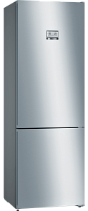 Серебристый холодильник Ноу Фрост Bosch KGN49MI20R