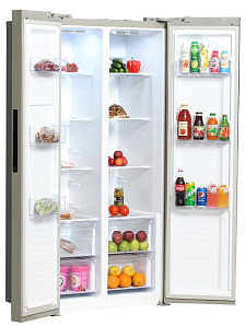 Двухдверный холодильник Хендай Hyundai CS4505F нержавеющая сталь фото 3 фото 3