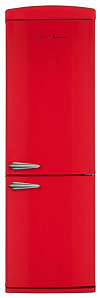 Красный холодильник в стиле ретро Schaub Lorenz SLUS335R2
