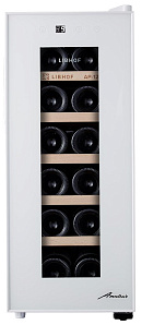 Маленький винный шкаф LIBHOF AP-12 white фото 2 фото 2